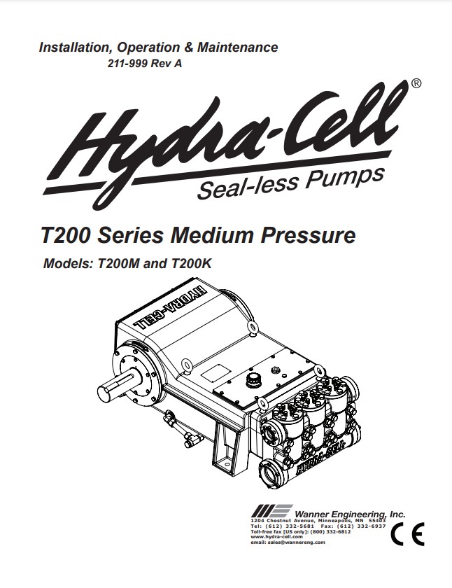 HydraCell T200 Series Medium Pressure